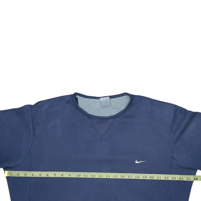 Nike Men's Blue L Crew Neck Pullover Sweatshirt