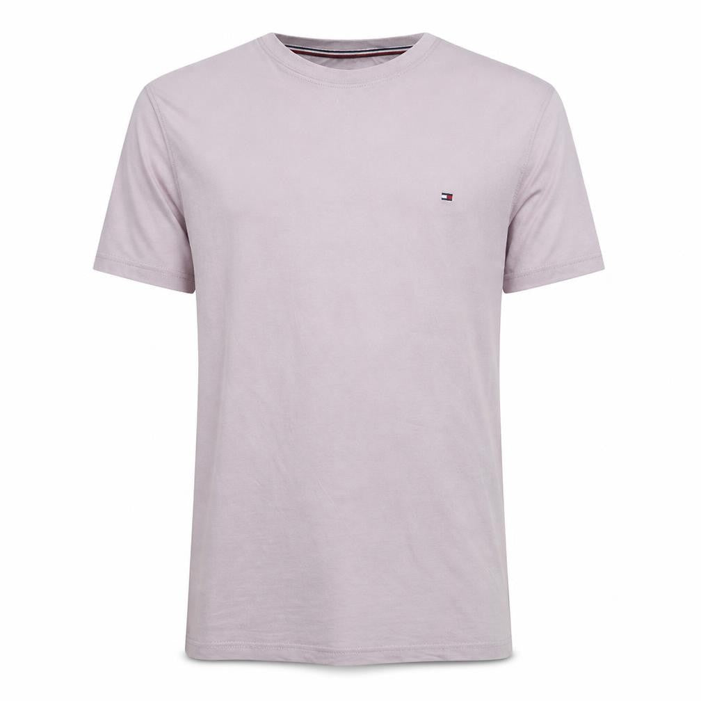 Tommy Hilfiger Men's Pink Cotton Crew Neck T-Shirt XL