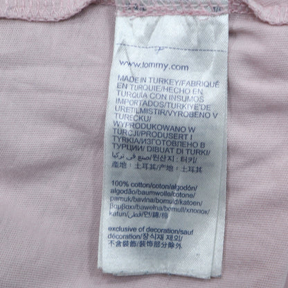 Tommy Hilfiger Men's Pink Cotton Crew Neck T-Shirt XL