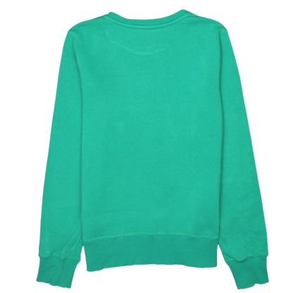 Nike Men's Green Crew Neck Logo Pullover Sweatshirt Size S