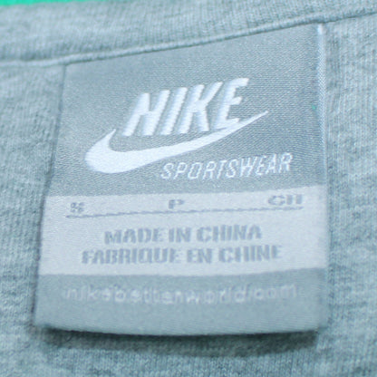 Nike Men's Green Crew Neck Logo Pullover Sweatshirt Size S