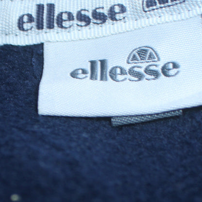 Ellesse Women’s Navy Blue Pullover Hoodie Size M Cotton Blend Sport Style