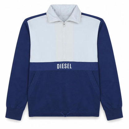 Mens UK Size XL Diesel Blue Pullover Sweatshirt