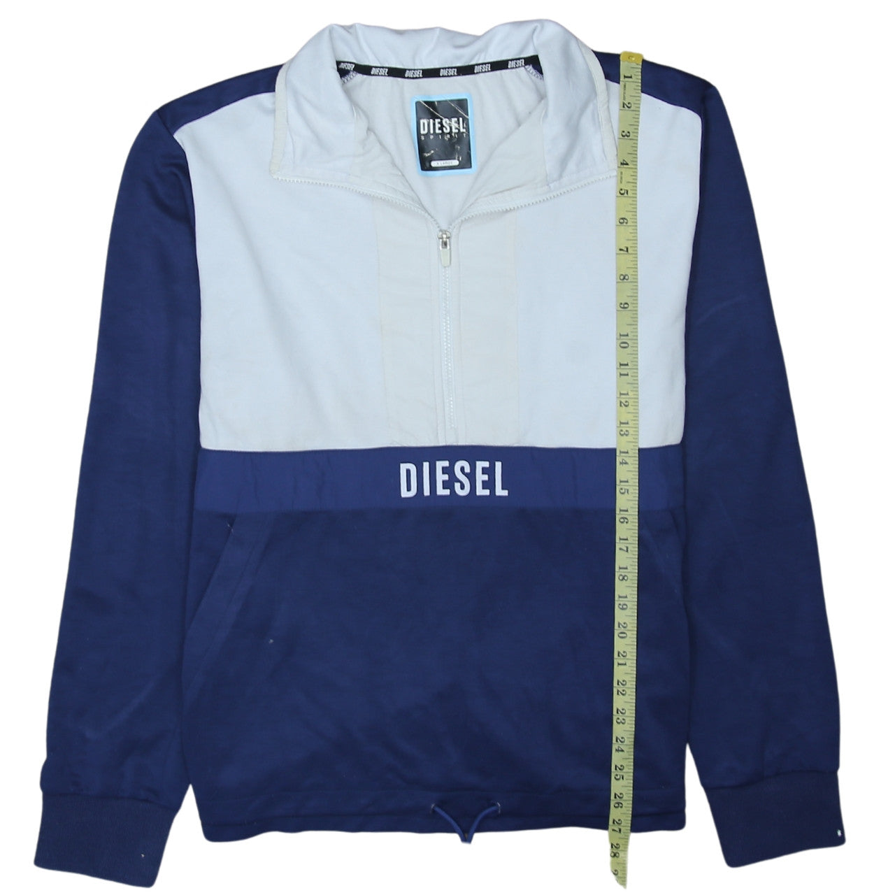 Mens UK Size XL Diesel Blue Pullover Sweatshirt