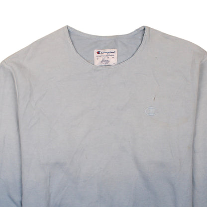 Champion Men's Blue Small Pullover Sweatshirt Crew Neck Long Sleeve