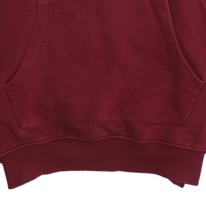 Napapijri Men's Red Pullover Hoodie S Outdoor Logo Fleece