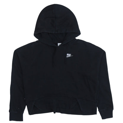 Nike Womens Black Pullover Hoodie XS Cotton Blend Classic Fit