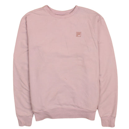 FILA Womens Pink Crew Neck Pullover Sweatshirt UK M