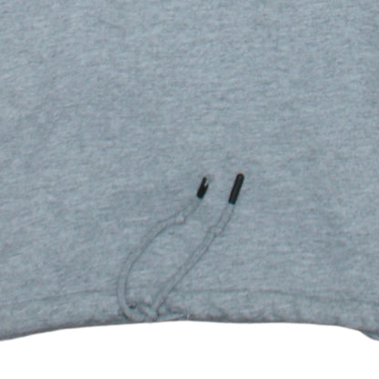 The North Face Womens Grey 1/4 Zip Hoodie Size L Cotton Blend