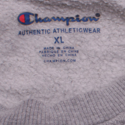 Champion Boys Grey XL Crew Neck Pullover Fleece Sweatshirt
