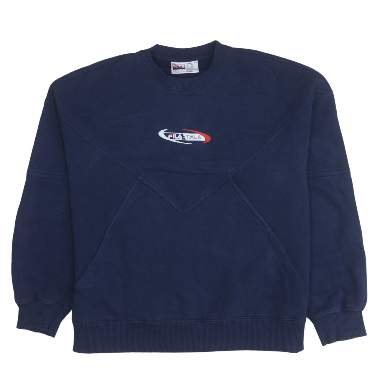 Mens UK Size M FILA Blue Pullover Sweatshirt
