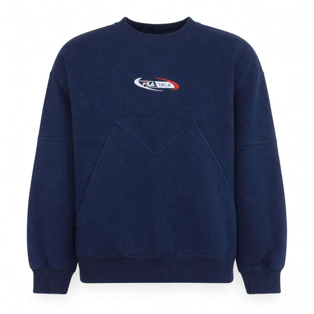 Mens UK Size M FILA Blue Pullover Sweatshirt