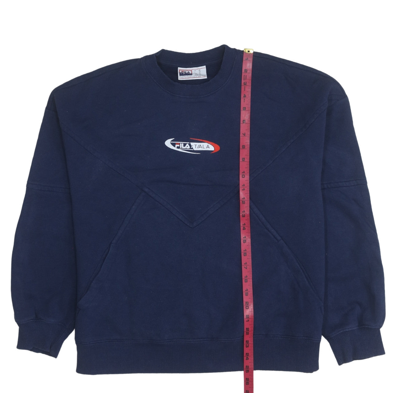 Mens UK Size M FILA Blue Pullover Sweatshirt