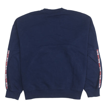 Mens UK Size M FILA Blue Pullover Sweatshirt