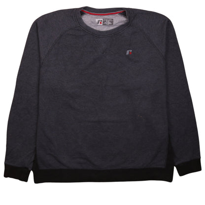 Russell Men’s Grey XL Crew Neck Fleece Sweatshirt Pullover