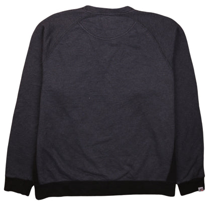 Russell Men’s Grey XL Crew Neck Fleece Sweatshirt Pullover