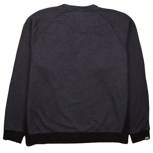 Russell Men’s Grey XL Crew Neck Fleece Sweatshirt Pullover