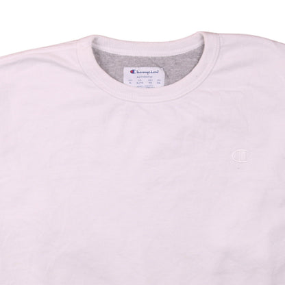 Champion Men's White XL Pullover Sweatshirt Crew Neck
