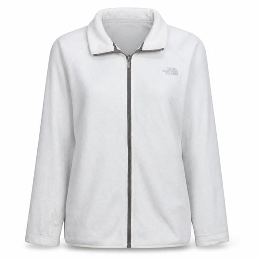The North Face Women's White Fleece Full Zip Jacket Size M