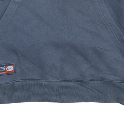 Nike Boys Blue Hoodie L 12-13 Years Pullover Graphic Print Cotton Blend