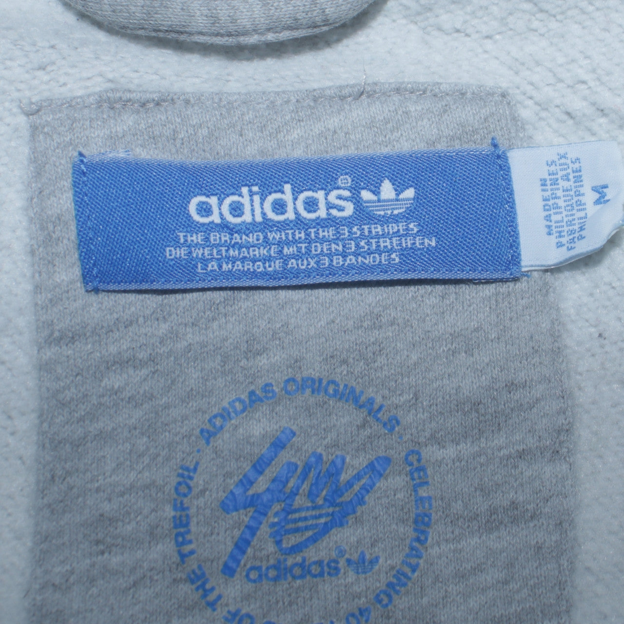 Adidas Men's Grey Sleeveless Full Zip Hoodie Vest M