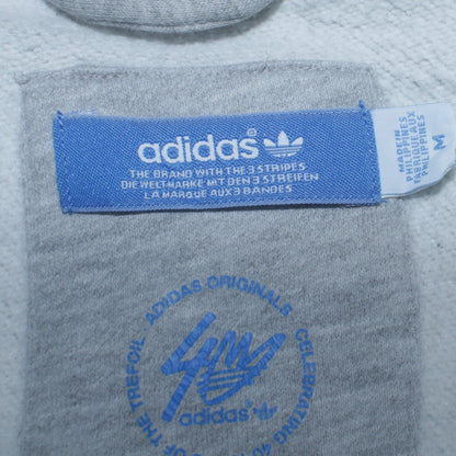 Adidas Men's Grey Sleeveless Full Zip Hoodie Vest M