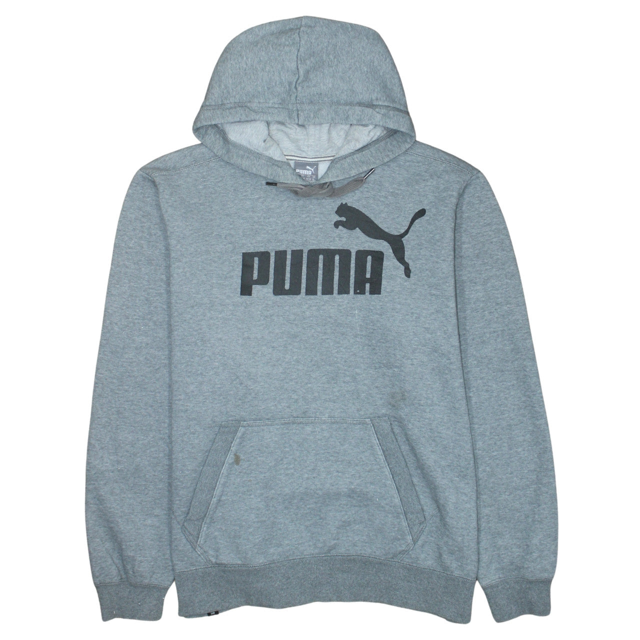Mens UK Size XL PUMA Grey Pullover Hoodie