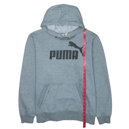 Mens UK Size XL PUMA Grey Pullover Hoodie