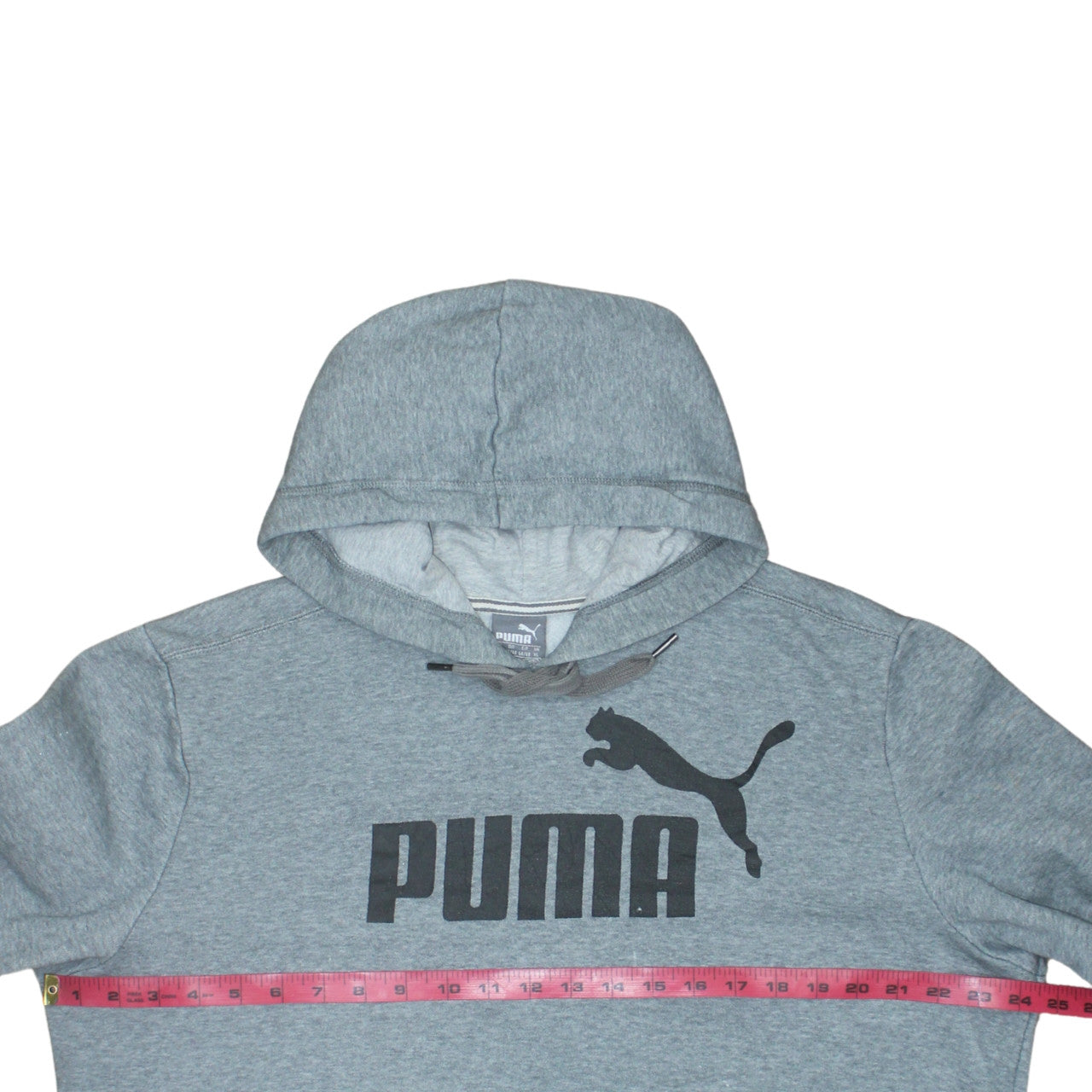 Mens UK Size XL PUMA Grey Pullover Hoodie