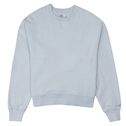 Mens UK Size S Hollister Blue Pullover Sweatshirt