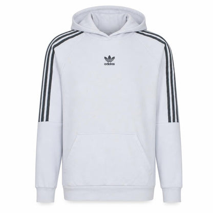 Mens UK Size S adidas White Pullover Hoodie