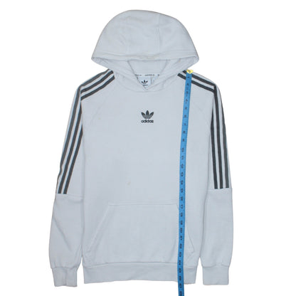 Mens UK Size S adidas White Pullover Hoodie