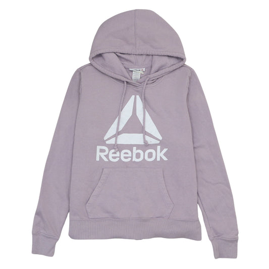 Womens UK Size M Reebok Purple Pullover Hoodie