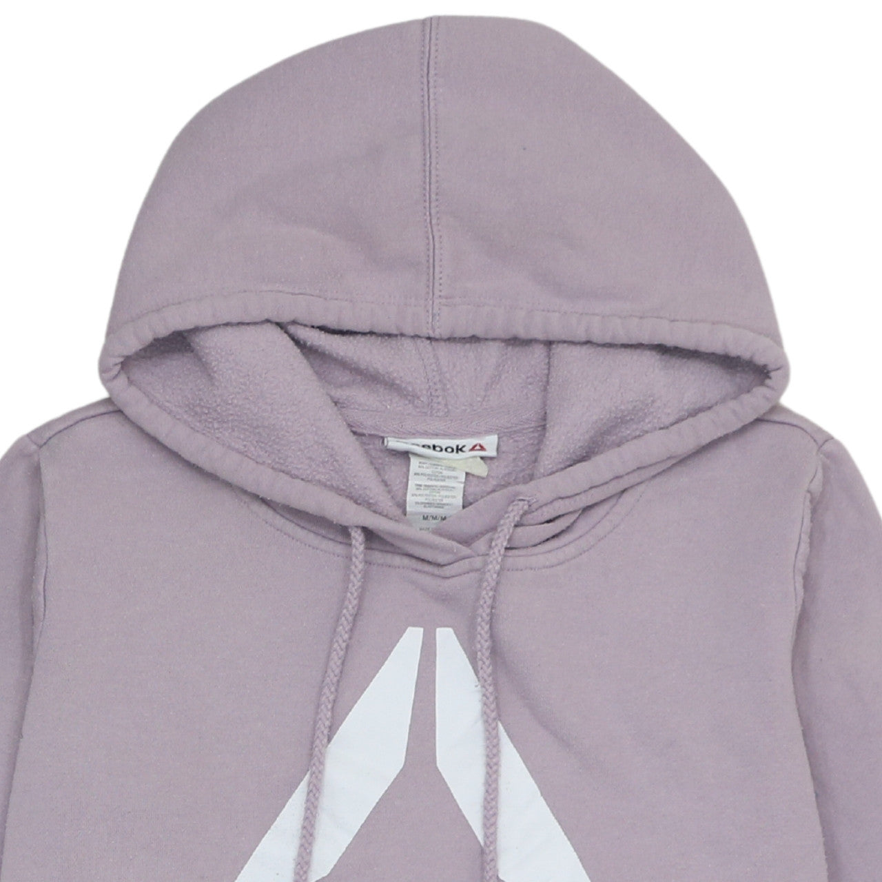 Womens UK Size M Reebok Purple Pullover Hoodie