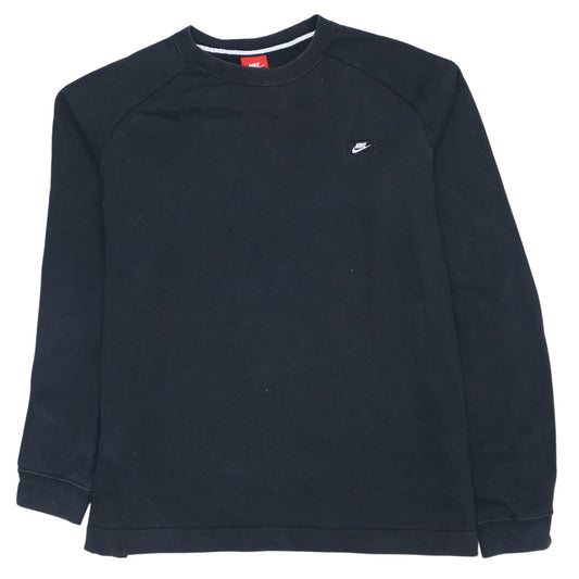 Mens UK Size L Nike Black Pullover Sweatshirt