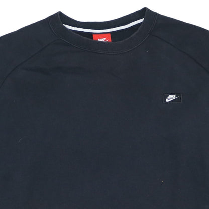 Mens UK Size L Nike Black Pullover Sweatshirt