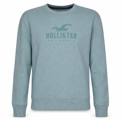 Mens UK Size XS Hollister Green Pullover Sweatshirt