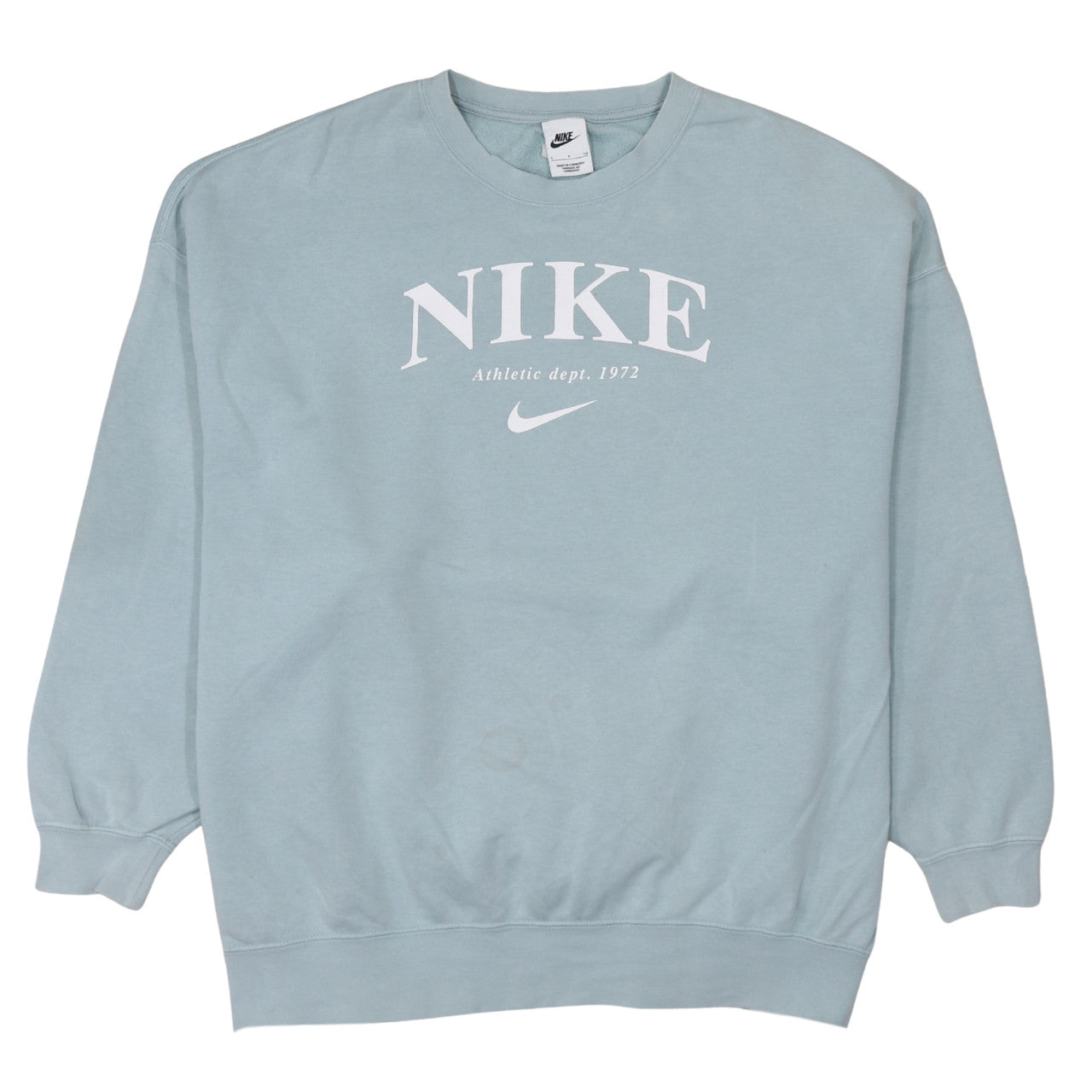 Womens UK Size S Nike Blue Pullover Sweatshirt