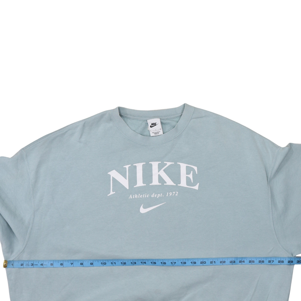 Womens UK Size S Nike Blue Pullover Sweatshirt