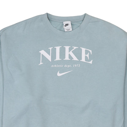 Womens UK Size S Nike Blue Pullover Sweatshirt