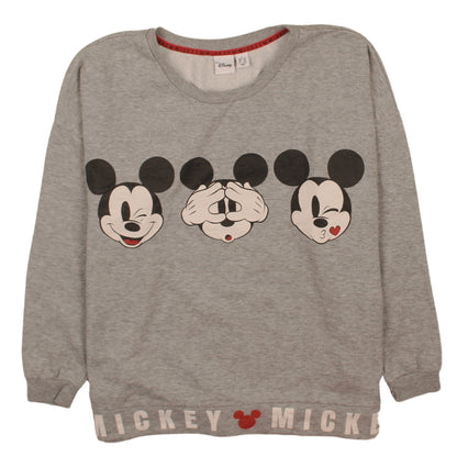 Womens UK Size L Disney Grey Pullover Sweatshirt