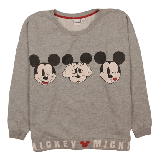 Womens UK Size L Disney Grey Pullover Sweatshirt