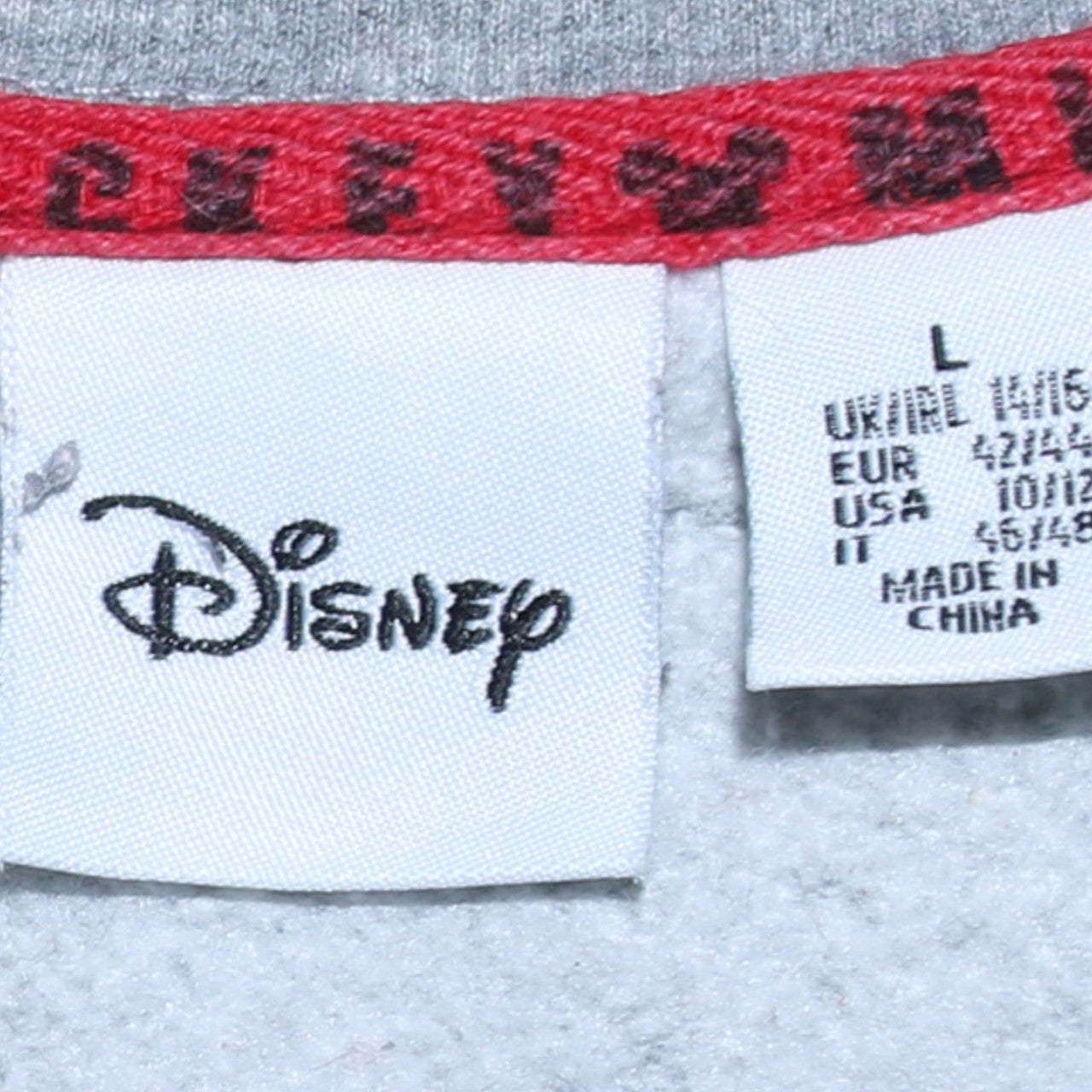 Womens UK Size L Disney Grey Pullover Sweatshirt