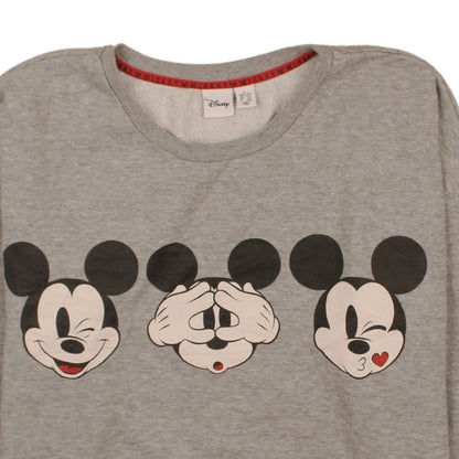 Womens UK Size L Disney Grey Pullover Sweatshirt