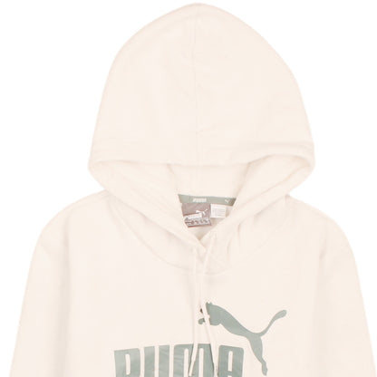 Mens UK Size M PUMA White Pullover Hoodie