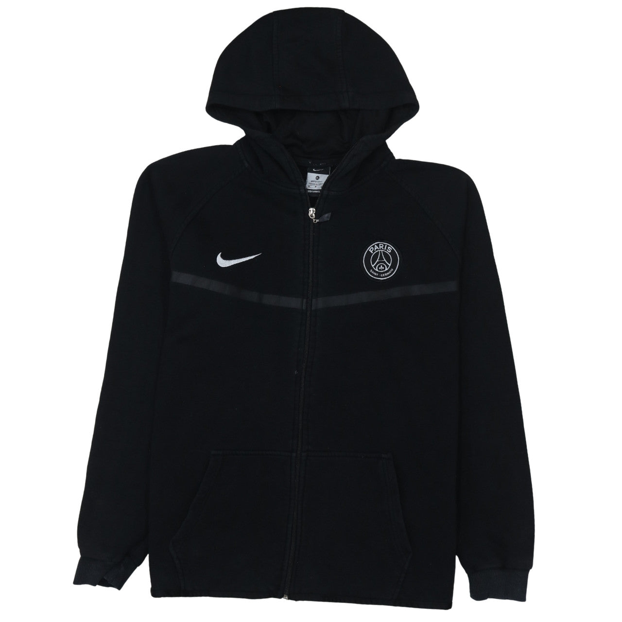 Womens UK Size XL Nike Black Full Zip Hoodie