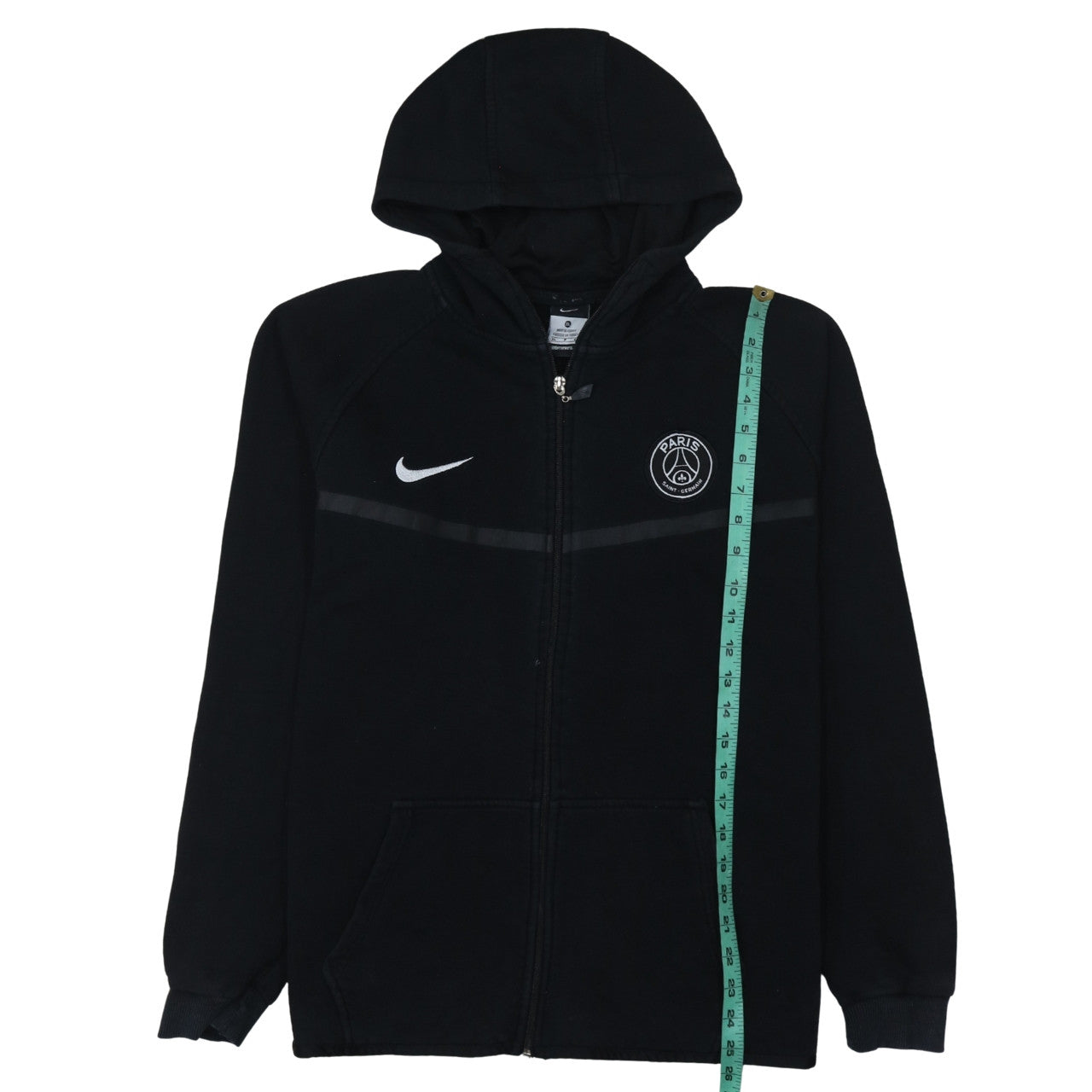 Womens UK Size XL Nike Black Full Zip Hoodie