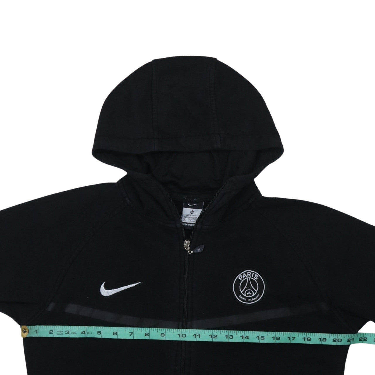 Womens UK Size XL Nike Black Full Zip Hoodie