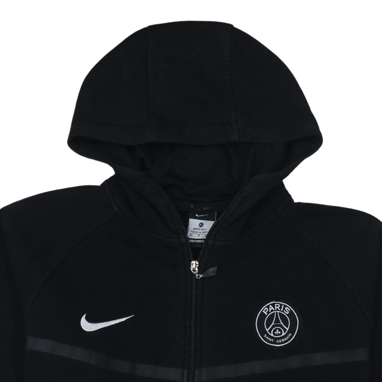 Womens UK Size XL Nike Black Full Zip Hoodie
