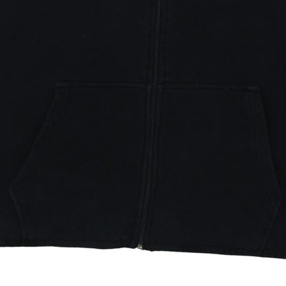 Womens UK Size XL Nike Black Full Zip Hoodie